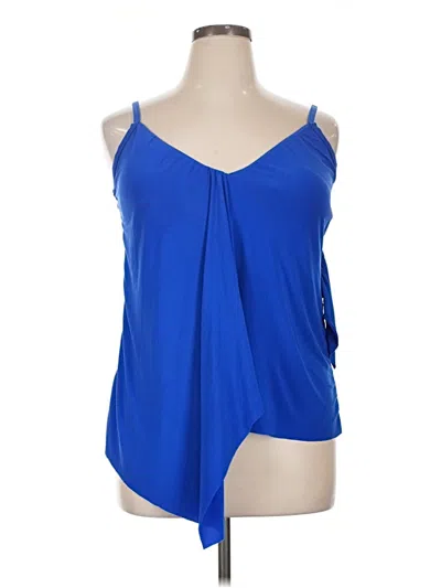 Pre-owned Magicsuit Sleeveless Blouse In Blue