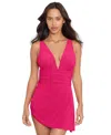 Magicsuit Solid Celine Swimdress In Pink