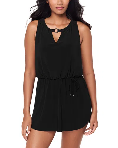 Magicsuit Solid Effie One Piece Swimdress In Black