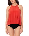 Magicsuit Solid Esme Tankini Top In Multi