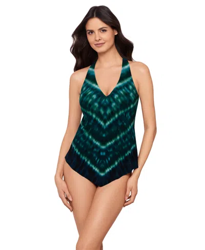 Magicsuit Solid Taylor Underwire Tankini In Green