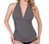 Magicsuit Spot On Traci Tankini Top In Black/white In Multi