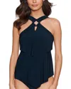 Magicsuit Liza Square-cut One-piece Swimsuit In Black