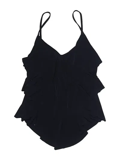 Pre-owned Magicsuit Swimsuit Top Black Solid Pattern Swimwear