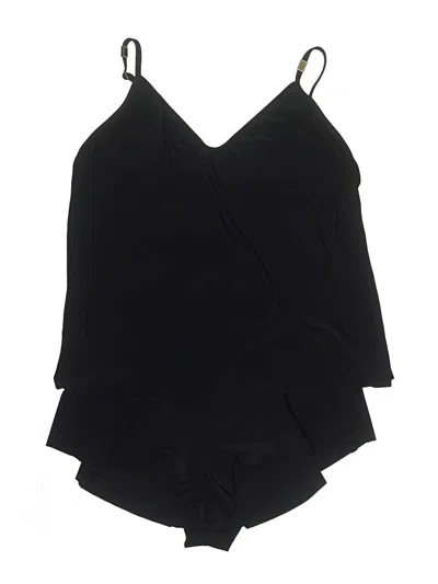 Pre-owned Magicsuit Swimsuit Top Black Solid Pattern Swimwear