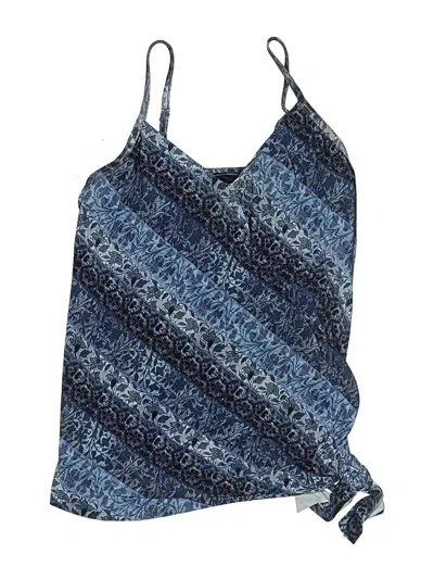 Pre-owned Magicsuit Swimsuit Top Blue Paisley Pattern Swimwear