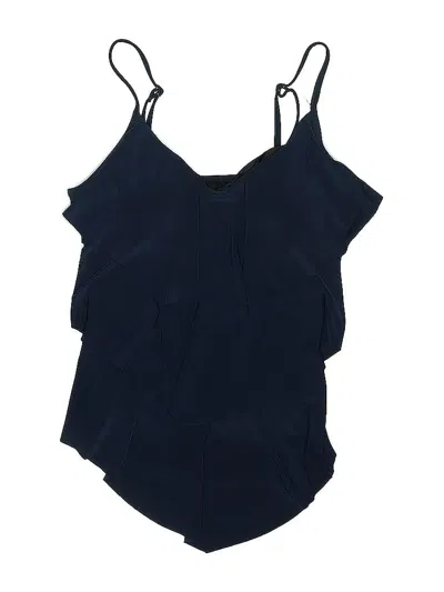 Pre-owned Magicsuit Swimsuit Top Blue Solid Pattern Swimwear