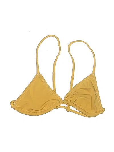 Pre-owned Magicsuit Swimsuit Top Yellow Swimwear
