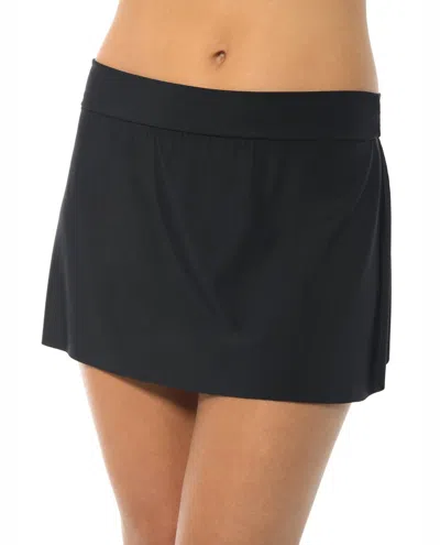Magicsuit Tennis Bottom Swim Skirt In Mag Black
