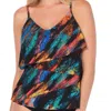 Magicsuit Viper Chloe Top In Black/multi In Multi