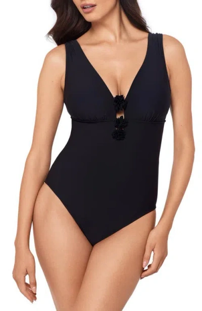 MAGICSUIT MAGICSUIT® WALLIS PLUNGE ONE-PIECE SWIMSUIT
