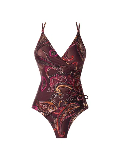 Magicsuit ® Empress Celeste One-piece Swimsuit In Burgundy