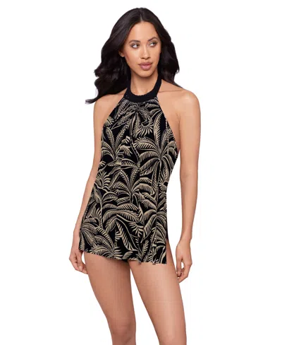 Magicsuit Women's Hearts Of Palm Molly Underwire One-piece Swim Dress In Multi