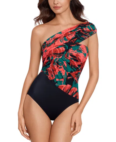 Magicsuit Women's Living Lush Convertible One-piece Swimsuit In Black,multi