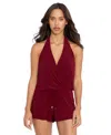 Magicsuit Solid Bianca One-piece Romper In Merlot