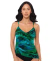 Magicsuit Women's Margarita Elsa Printed Underwire Tankini Top In Margarita