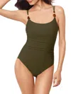 Magicsuit Moonstone Cady One Piece Swimsuit In Green