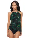Magicsuit Women's Palmetto Regina Tankini Top In Green