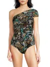 Magicsuit Women's Posh Mosh Goddess One-shoulder One-piece Swimsuit