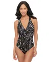 Magicsuit ® Safari Sands Drew Strappy One-piece Swimsuit In Multi