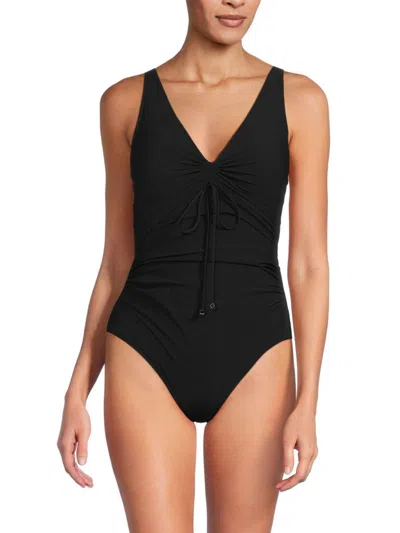 Magicsuit Women's Sansa Ruched One Piece Swimsuit In Black