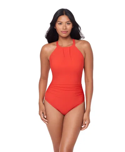 Magicsuit Women's Solid Amelia One Piece Swimsuit In Tigerlily