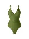 Magicsuit Solid Dakota One Piece Swimsuit In Green