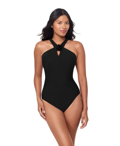 Magicsuit Women's Solid Edith Underwire One-piece Swimsuit In Black