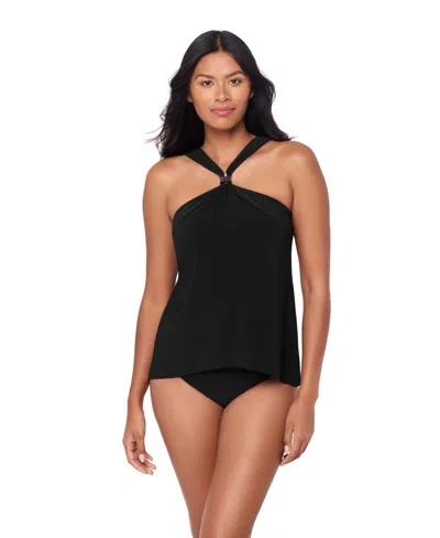 Magicsuit Women's Solid Faye Underwire Tankini Top In Black