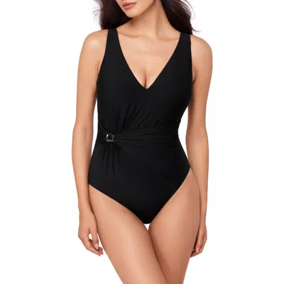 Magicsuit Solid Yara One Piece Swimsuit In Black
