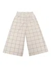 Magil Beige Palazzo Pants In Multicolor