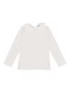 Magil Collared Long-sleeve Blouse In White
