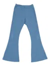 Magil Flared Cotton Leggings In Blue