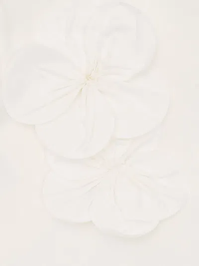Magil Kids' Flower-embellishment Sweatshirt In White