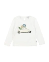 Shop Magil Newborn Girl T-shirt White Size 3 Cotton, Elastane