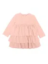 Magil Ruffled Milano Stitching Dress In Pink