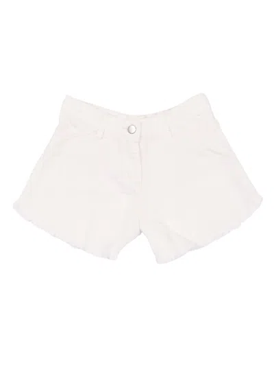 Magil Kids'  Shorts Drill Bianco In White