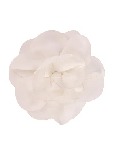 Magil Kids'  Spilla Fiore Crepe Viscosa In White
