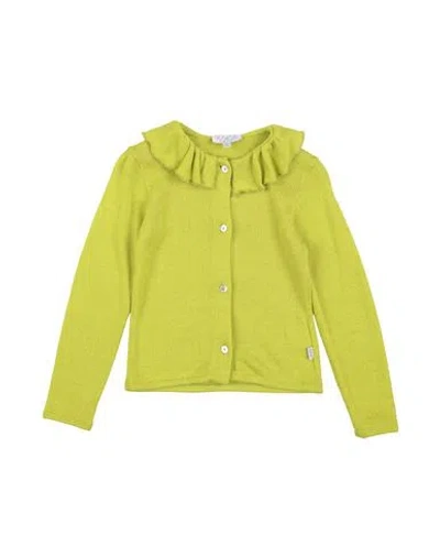 Magil Babies'  Toddler Girl Cardigan Lime Green Size 5 Viscose, Polyester, Polyamide