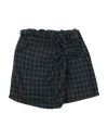 Magil Toddler Girl Shorts & Bermuda Shorts Deep Teal Size 4 Viscose, Polyester, Metallic Polyester, In Green