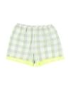 Magil Toddler Girl Shorts & Bermuda Shorts Light Green Size 6 Cotton, Polyester In Green