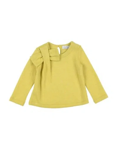 Magil Babies'  Toddler Girl Sweater Acid Green Size 6 Viscose, Polyester, Polyamide In Yellow