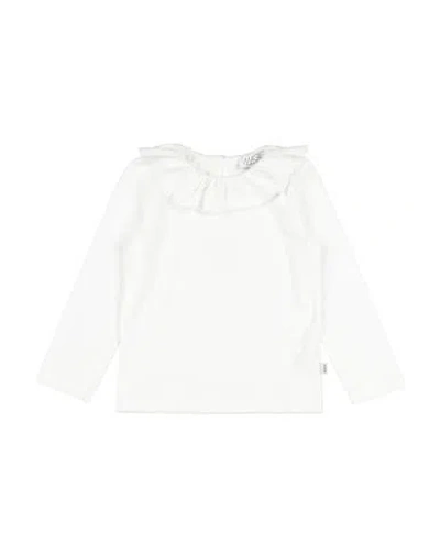 Magil Babies'  Toddler Girl T-shirt White Size 4 Cotton, Elastane