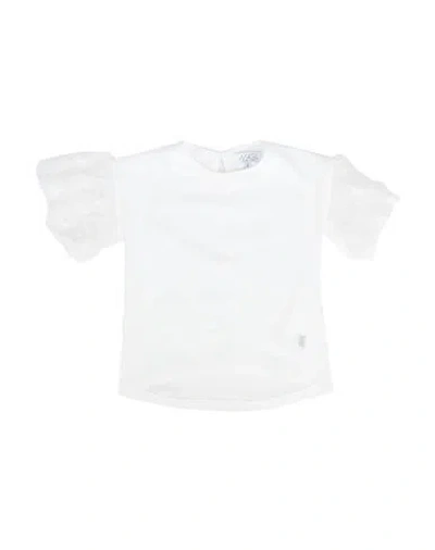 Magil Babies'  Toddler Girl T-shirt White Size 4 Cotton, Elastane