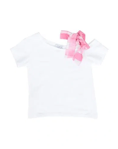 Magil Babies'  Toddler Girl T-shirt White Size 4 Cotton, Elastane