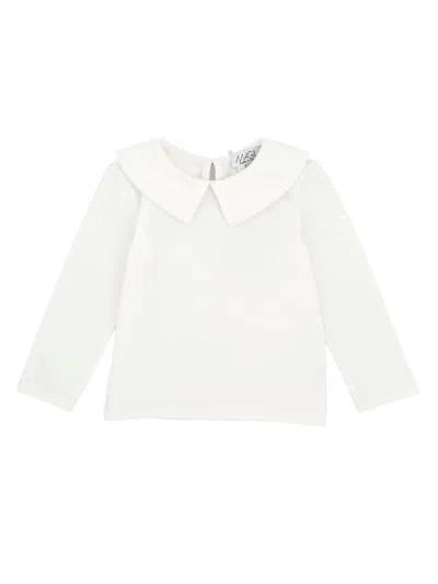 Magil Kids' T-shirt With Shirt Collar In White