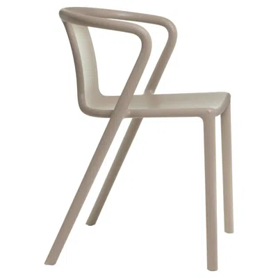 Pre-owned Magis Air-armchair By Jasper Morrison, Beige Stackable Outdoor Chair With Arms In Brown