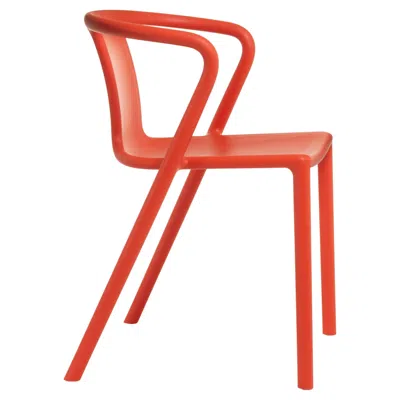 Pre-owned Magis Air-armchair By Jasper Morrison, Orange Stackable Outdoor Chair With Arms