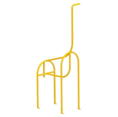 Pre-owned Magis Animal Factory - Giraffe Outdoor Sculpture / Children's Play Object In White