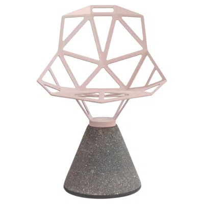Pre-owned Magis Chair  Chair_one - Natural Concrete Base & Blush Aluminium Seat In Gray